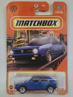 Volkswagen Golf MK1 Matchbox 2023 Blue GTI Diecast 95/100